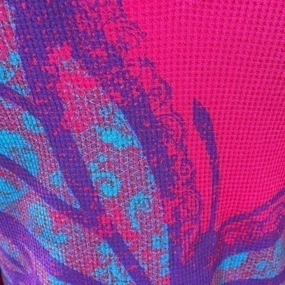 OP | Pink Butterfly Print Long Sleeve - Picture 2 of 5